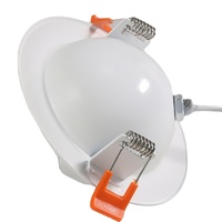 3cct 5cct Gimbal Rotasi 360 Derajat 4 Inci 9w IP44 120-347V Spektrum Penuh COB Lampu Downlight LED Putar Tersembunyi Dengan CETL