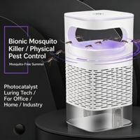 Nouvelle Lampe Anti-Moustiques à Aspiration Améliorée 2026, UV 360nm, Silencieuse, USB, Piège Physique pour la Maison, la Chambre et l'Intérieur, Contrôle des Nuisibles Moustiques