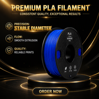 Filament d'imprimante 3D PLA+ 1,75 mm 1 kg Bleu Klein Filament de précision pour impression 3D FDM