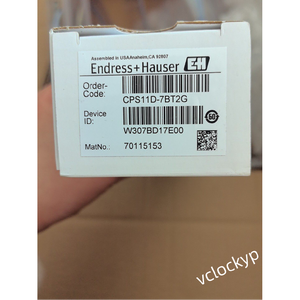 เซ็นเซอร์ ENDRESS+HAUSER CPS11D-7BT2G สำหรับการวิเคราะห์ของเหลว สภาพใหม่ในกล่อง รวมภาษีแล้ว มือสอง - Product Image 3