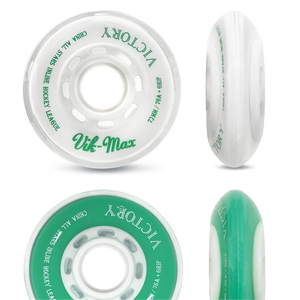 Roues en ligne personnalisées de couleur professionnelle : Blanc |   Performances de hockey et de patinage - Product Image 6