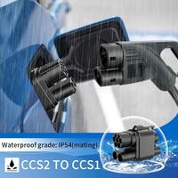Nuevo Adaptador de Carga CCS2 DC para Vehículos Eléctricos con Carga Rápida y Tecnología de Transferencia de Energía Segura y Robusta