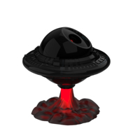 Lampe de projection moderne LED Galaxy Starry Light Nebula Noir PVC Corps Aurora Projecteur pour chambre d'enfant Cadeau de vacances Alimenté par USB
