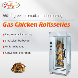 Rôtissoires électriques verticales en acier inoxydable pour poulet, machine à griller le poulet/rôtissoires - Product Image 4