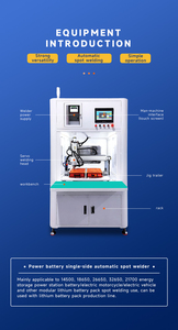 Machine de soudage par points automatique double face pour batteries cylindriques au lithium 18650 21700, pour ligne d'assemblage de batteries - Product Image 4