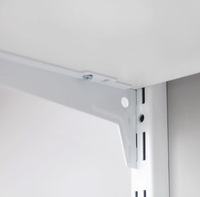 Kit d'étagères murales en métal pour l'organisation de rangement à domicile et au bureau, étagères de rangement DIY pour l'organisation modulaire des étagères murales