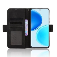 Étui de téléphone magnétique multi-cartes en cuir pour Honor X7E 4G/X6E 4G/X7E Plus/Honor 600 Smart, sensation de peau douce