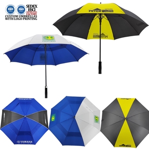 Parapluie de golf personnalisé avec logo imprimé, moderne, grand format, entièrement automatique, pour voyage, en plastique, idéal pour les cadeaux d'affaires - Product Image 3