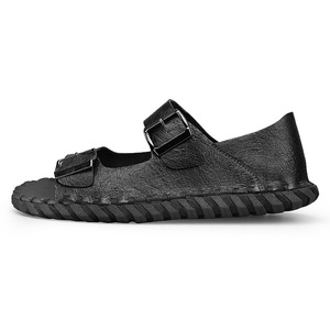 Pantoufles décontractées tendance avec logo personnalisé, nouveau design, pantoufles pour hommes avec semelle en liège - Product Image 2