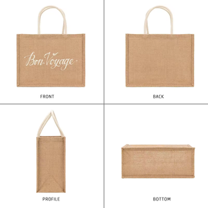 إكس بي-بروموس تصميم مخصص شعار أكياس الخيش المقاومة للماء الجوت الاباحية - Product Image 4