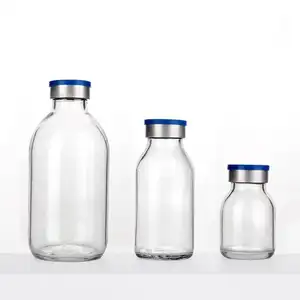 50ml 100ml 250ml flüssige pharmazeut ische Injektion Klarglas flasche für die Medizin