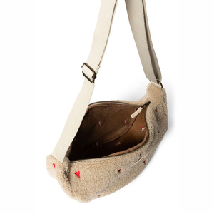Niedliche Mode Reise Sherpa Teddy Winter Dumpling-Form Crossbody Lauf Bauchtasche mit Reißverschluss, Flauschige Fanny Pack, Individuelle Hüfttasche - Product Image 6