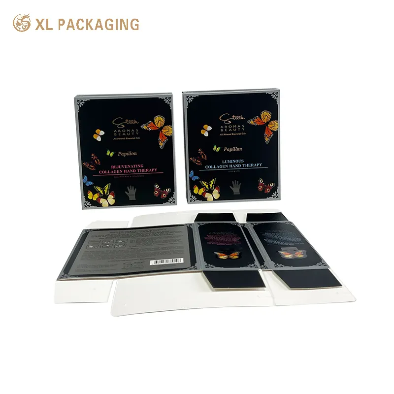 Prix de gros personnalisé noir petite carte de crédit boîte cadeau pliante coffrets cadeau pour l'emballage de bonbons chocolat cartons pliants