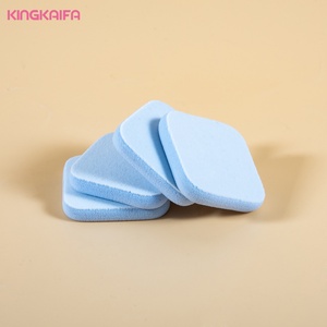 Poudre Compacte Personnalisée OEM/ODM Bleue en Forme de Carré, Super Douce, Écologique, Lavable, en Polyuréthane, Utilisation Humide et Sèche, Respectueuse de la Peau - Product Image 1