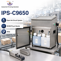 Impresora de Etiquetas Cosméticas IPS-C9650 de Alto Rendimiento con Pantalla Táctil de 10.1 Pulgadas, Impresora Cij para Botellas y Cartones, Contador de Turnos con Fecha de Producción