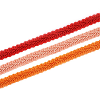 Erkoumi Eco-Friendly High Centipede Ruban Matériel De Couture Rouge Bleu Violet pour Vêtements Artisanat Accessoires Tressé Dentelle Garnitures