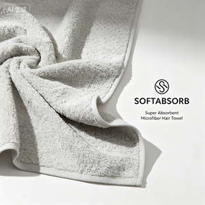 Serviette en microfibre pour cheveux, turban à séchage rapide pour femmes, super absorbant, bonnet de séchage anti-frisottis, serviette magique pour cheveux bouclés - Product Image 4