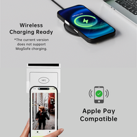 Coque de téléphone QY DIY améliorée avec écran E-Ink 4 couleurs pour iPhone 17 Pro Max, prend en charge le transfert NFC et la personnalisation d'images