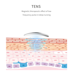 Healthpal-Mini masajeador de cuello Cervical inteligente, eléctrico, portátil, con 6 ruedas, doble punto de presión, Ems, con calor - Product Image 6