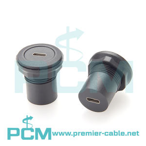 GEN 1 USB3.1 Type <span class=keywords><strong>C</strong></span> Vrouwelijk naar Vrouwelijk Bulkhead Socket Pass Through Module Koppeling Chassis Ronde Paneelmontage Adapter 10Gbps - Product Image 6