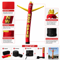 Kit de danseur gonflable personnalisé imprimé, ensemble complet de marionnettes dansantes au vent pour la vente en magasin, la promotion et l'affichage extérieur