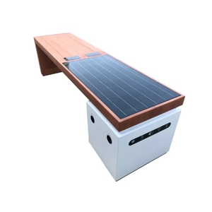 Banc solaire intelligent certifié CE, écologique et durable, avec chargeur de téléphone, système de batterie hybride, WIFI, étanche, pour parc et salle de sport - Vente chaude - Product Image 1