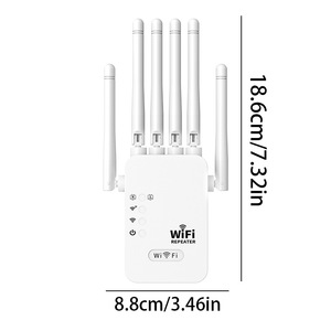 Nouvel <span class=keywords><strong>amplificateur</strong></span> de signal Wi-Fi à six antennes, <span class=keywords><strong>amplificateur</strong></span> 300M, fourniture directe d'usine pour une couverture de toute la maison à domicile - Product Image 5