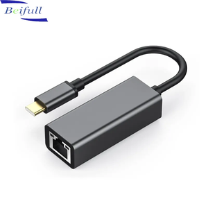 Adaptateur réseau Ethernet USB C Type C vers RJ45 Lan Adaptateur Gigabit pour Windows XP <span class=keywords><strong>Mac</strong></span> OS Ordinateur portable PC Chromebook Smart - Product Image 1