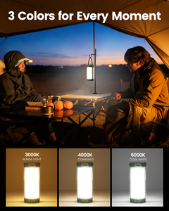 Lámpara de Camping LED Recargable, Portátil, Resistente al Agua IP68, de Larga Duración (80 Horas), Personalizable OEM, para Senderismo y Emergencias - Product Image 5