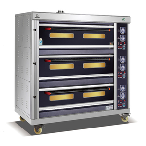 Thiết Bị Nướng Bánh 3 Lớp 9 Khay Multideck Khí Thương Mại Bánh Mì Bánh Mì Lò - Product Image 1