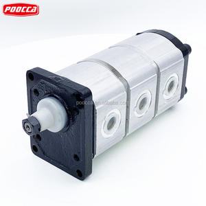 Hydraulische vrachtwagenpomp, 2-<span class=keywords><strong>3</strong></span> traps, aluminium, pilotpomp, hydraulische olie, aluminium externe tandwielpomp - Product Image 6