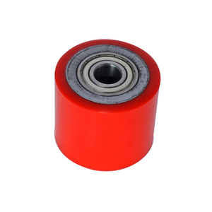 Ruedas Giratorias de 80 x 60 mm, Ruedas de Servicio Pesado para Montacargas, Ruedas Industriales de Hierro Fundido con Recubrimiento de PU para Manipulación de Materiales - Product Image 1