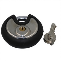 Cadenas de disque spécial en acier inoxydable 201 de 90mm avec serrure à cylindre en laiton Sécurité économique des bagages