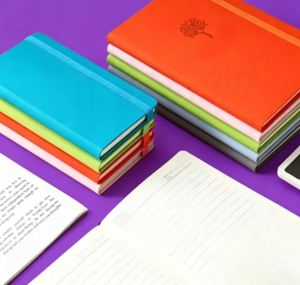 Cuaderno de Cuero PU Clásico 2026 Personalizado con Banda Elástica Suave y Rígida, Diario, Agenda, Cuaderno para el Trabajo y la Escuela - Product Image 1