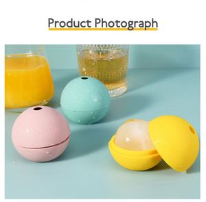 Creative Reusable Single-Hole Silicone Ice Ball Mold Quick-Freezing Easy Release with Inner Diameter 45 55 60mm Ice Cream <b>Tools</b> - Product Image 3
