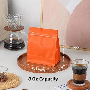 ถุงบรรจุภัณฑ์กาแฟ PE กันความชื้นแบบใส ก้นสี่เหลี่ยม พร้อมวาล์ว - Product Image 3