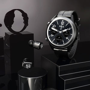 KINGSTAR Écouteurs Smart Bluetooth Montre Casque 2 en 1 Musique Fréquence Cardiaque Sphygmomanomètre Step Watch Écouteurs - Product Image 4