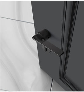 אירופאי סגנון עור + אבץ סגסוגת דלת ידית מנעול פנים שינה/אמבטיה מנעול נגד גניבה בית חדר בטיחות דלת מנעול CL-0905 - Product Image 6