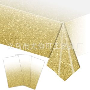Purple Glitter <b>Tablecloth</b> <b>Rectangle</b> Sequined Plastic Sheet Party Wedding Birthday Decoration - Product Image 5