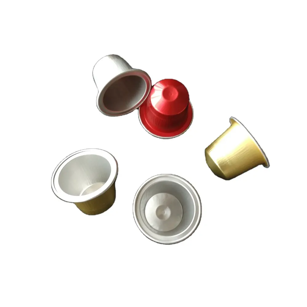 Bunte Nespresso Aluminium Kaffee kapseln leere Kaffee kapsel