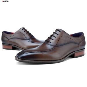 Chaussures légères pour hommes, nouvelles chaussures en cuir décontractées pour l'automne, chaussures en cuir pour hommes à semelle épaisse, chaussures noires augmentant la taille - Product Image 2