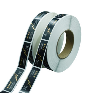 Custom Logo Laser Black Bottom Waterproof <strong>PVC</strong> PET Foil <strong>Label</strong> Sticker Gold Foil <strong>Printing</strong> Health Product Bottle Packaging Cosmetic - Product Image 4