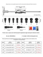 Karlion – Kit d'extraction de roulements à billes métalliques à 12 pièces avec marteau coulissant pour moyeux de roue – Modèle universel KW-ST1002