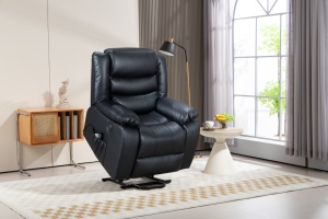 Fauteuil inclinable <span class=keywords><strong>électrique</strong></span> pour personnes âgées avec massage 8 points, chauffage lombaire, repose-pieds extensible, télécommande, soins aux seniors, OEM - Product Image 5