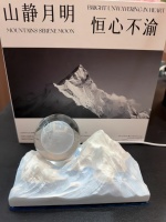 Lampe d'aromathérapie Alpes en promotion – Lampe décorative diffuseur de parfum longue durée en pierre de gypse créative pour huile essentielle de salon
