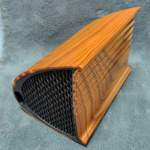 New style, simple <b>PP</b> plastic knife holder with wood grain, detachable and washable knife rack, kitchen storage rack. - Product Image 2