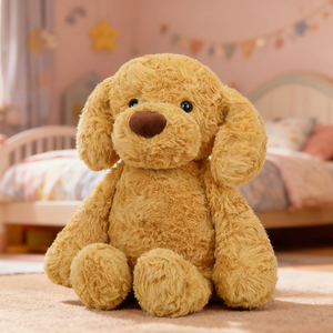 Juguete de Peluche <span class=keywords><strong>para</strong></span> Perros, Cachorro Marrón, Adorable Juguete de Peluche <span class=keywords><strong>para</strong></span> Bebés, Regalo <span class=keywords><strong>para</strong></span> Niños, Juguete de Peluche <span class=keywords><strong>para</strong></span> Dormir - Product Image 3