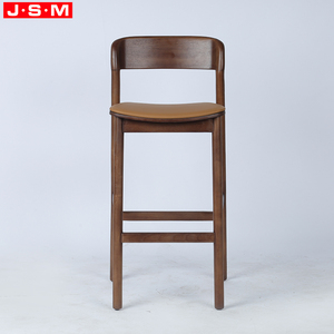 Tabourets <span class=keywords><strong>de</strong></span> bar modernes nordiques en bois, chaises hautes pour comptoirs, chaises hautes pour îlot <span class=keywords><strong>de</strong></span> cuisine - Product Image 4