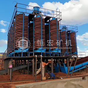 Facile funzionamento 400KG separatore a spirale oro concentratore a spirale rondella cromata per oro, cromo e minerale di ferro - Product Image 1