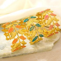 Bracelet anti-goutte d'huile en acier inoxydable, style rétro, design unique et exagéré, en acier titane, ne ternit pas, produit phare